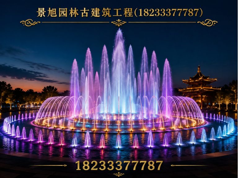 阜平县音乐喷泉展示图