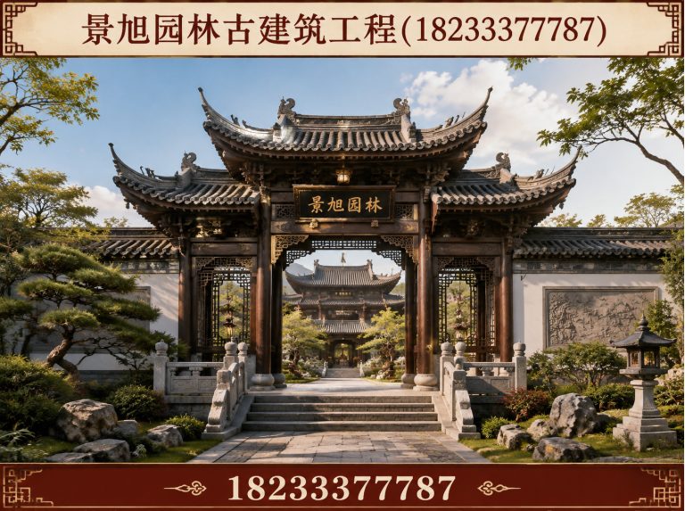 阜平县保定园林古建展示图